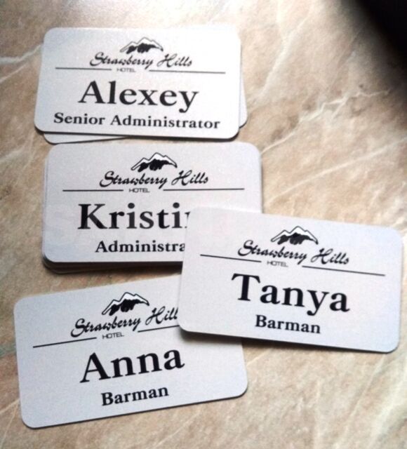 Изготовление металлических бейджей с логотипом на заказ