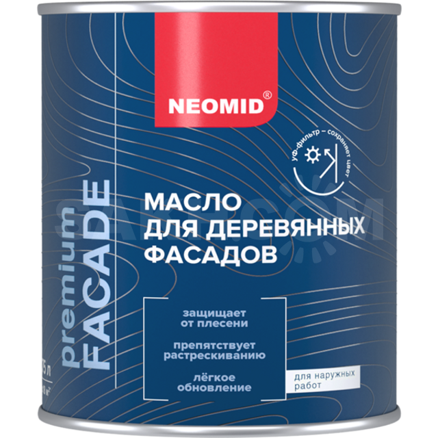 Neomid-Сахалин: масло для деревянных фасадов neomid premium facade