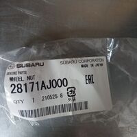 Оригинальная  гайка  Subaru