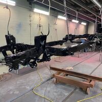 покраска автомобильных рам в любые цвета RAL, пескоструйная обработка.