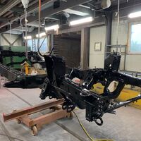 покраска автомобильных рам в любые цвета RAL, пескоструйная обработка.