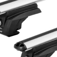Багажник на штатные рейлинги Lux 120 см